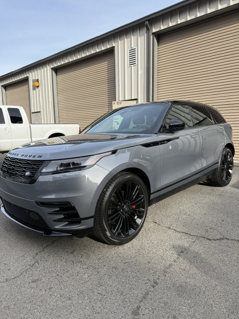 2024 Range Rover side profile after repair, freshly detailed